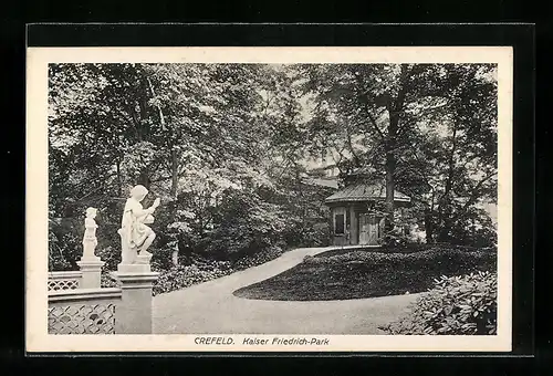 AK Crefeld, Kaiser Friedrich-Park