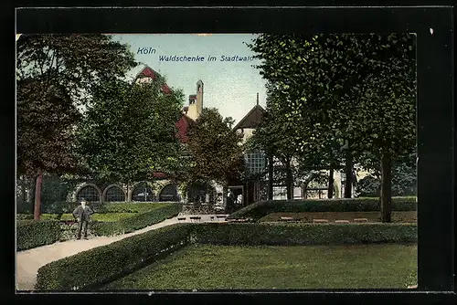 AK Köln-Lindenthal, Gasthaus Waldschenke im Stadtwald