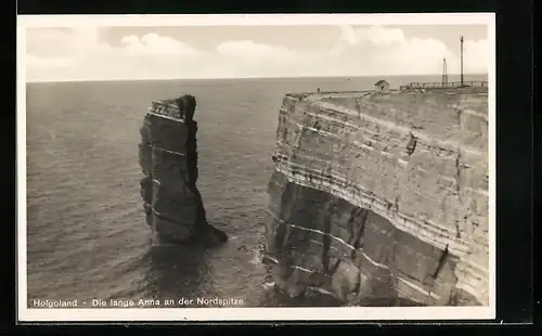 AK Helgoland, Die lange Anna an der Nordspitze