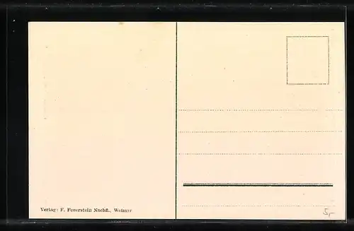 AK Weimar, Goethehaus jetzt Goethe-Nationalmuseum