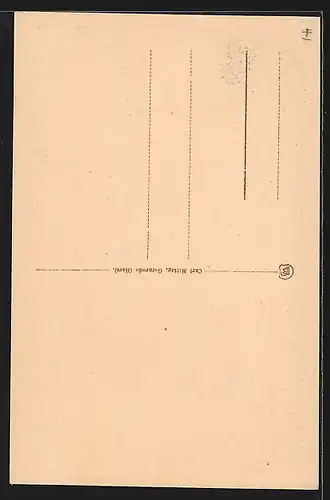 Künstler-AK Stolberg im Harz, Alte Häuser am Graben