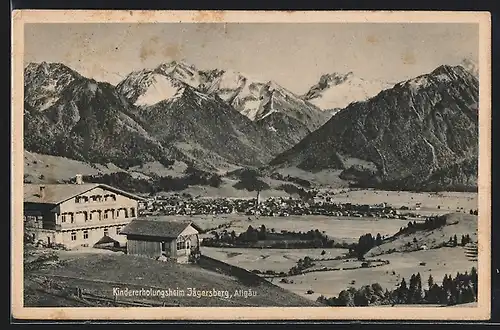AK Oberstdorf, Kindererholungsheim Jägersberg