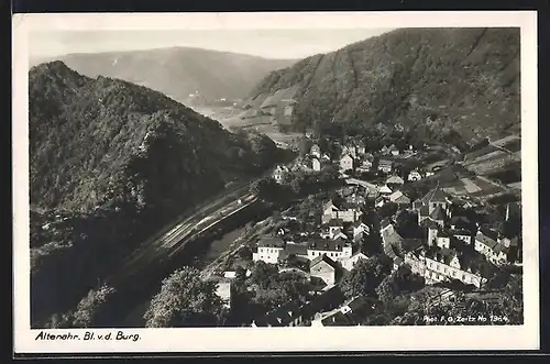 AK Altenahr, Blick von der Burg