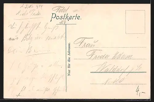 Lithographie Limburg a. d. Lahn, Dom