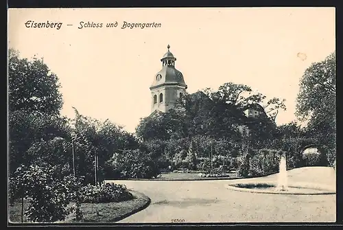 AK Eisenberg, Schloss und Bogen-Garten