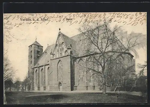 AK Verden a. d. Aller, Blick zum Dom