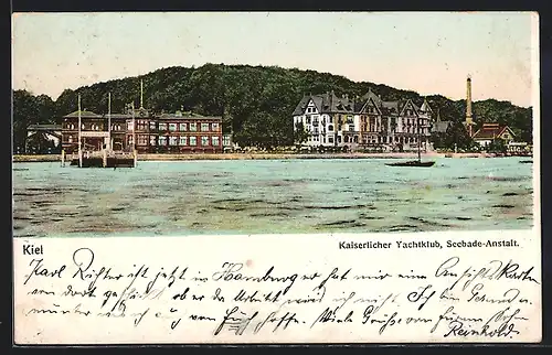 AK Kiel, Kaiserlicher Yachtclub und Seebade-Anstalt