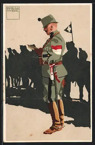 AK Schweizer Felduniform, Neue Ordonnanz, Major im Generalstab