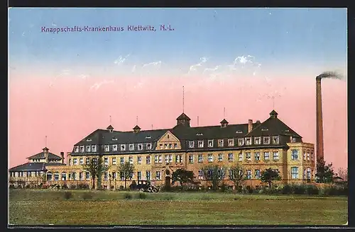 AK Klettwitz /N.-L., Knappschafts-Krankenhaus, Kohlebergbau