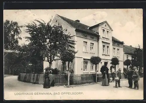 AK Bad Oppelsdorf, Hotel Germania