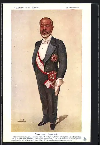 AK Viscount Hayashi smiling