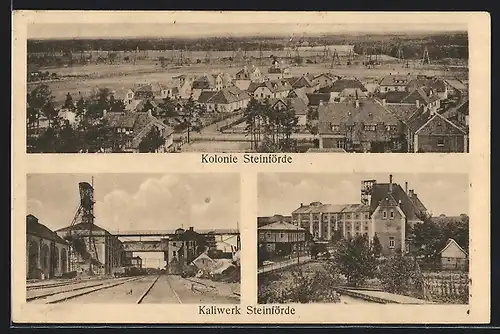 AK Steinförde, Kolonie Steinförde, Kaliwerk, Salzbergwerk
