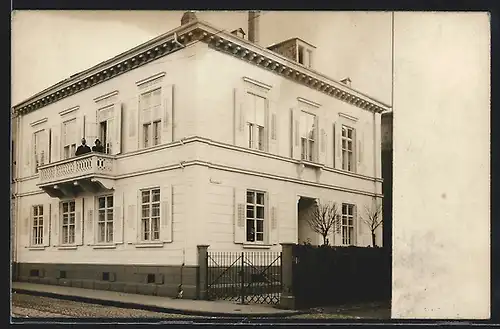 Foto-AK Freiburg, Haus von Dr. Schlesing