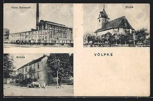 AK Völpke, Fürst Bismarck, Kirche und Schule