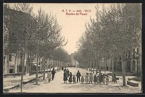 AK Vich, Rambla del Paseo