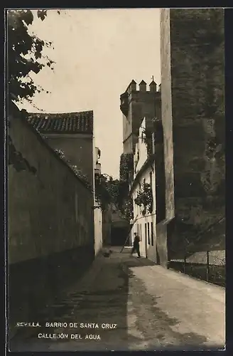 AK Sevilla, Barrio de Santa Cruz, Callejón del Agua