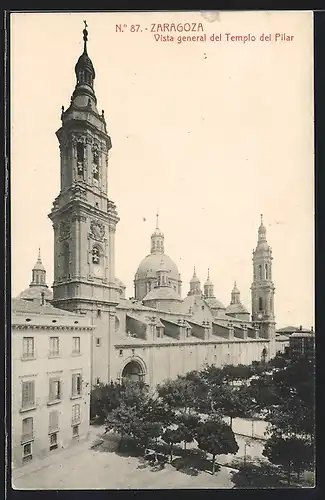 AK Zaragoza, Vista general del Templo del Pilar