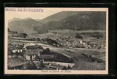 AK Steinach am Brenner, Teilansicht von Mauern