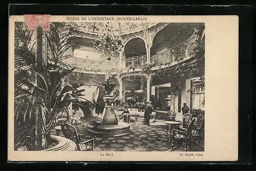 AK Monte-Carlo, Hotel de l`Hermitage, Le Hall