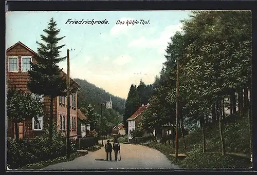 AK Friedrichroda, das kühle Tal