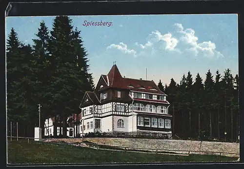 AK Friedrichroda, Haus auf dem Spiessberg