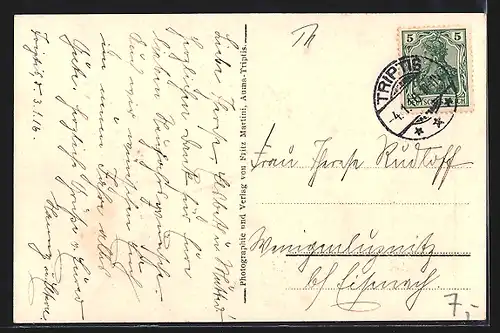 AK Triptis, Ortsansicht