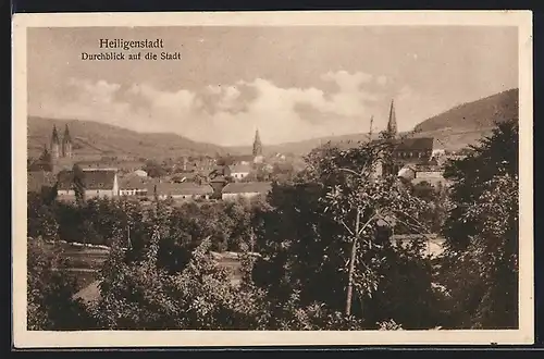 AK Heiligenstadt, Durchblick auf die Stadt