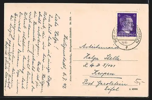 AK Heiligenstadt, Durchblick auf die Stadt