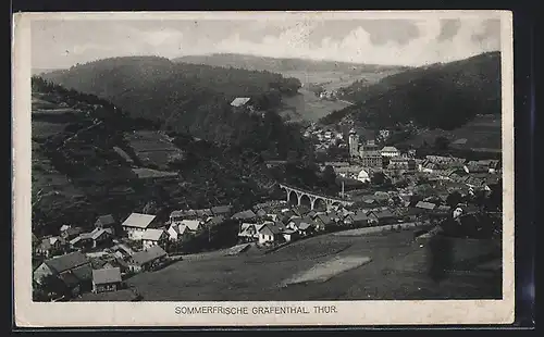 AK Gräfenthal, Panorama des Ortes