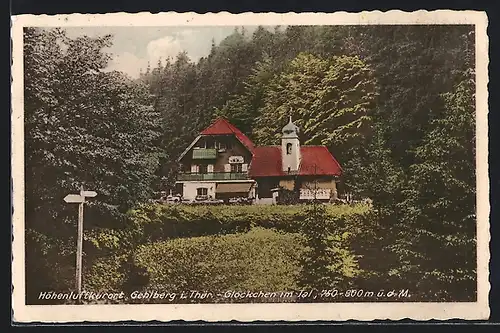 AK Gehlberg i. Thür, Gasthaus Glöckchen im Tal