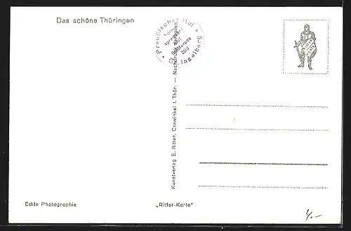 AK Friedrichroda /Thür. Wald, Adolfsblick, Totalansicht aus der Vogelschau