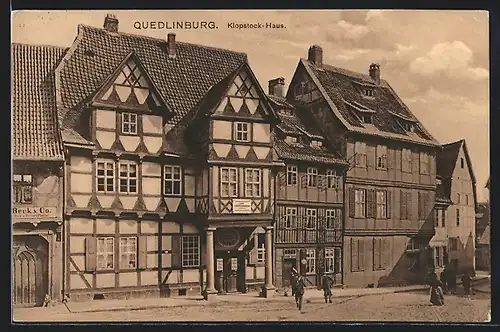 AK Quedlinburg, Klopstock - Haus