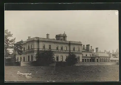 Foto-AK Stowlang Toft, View of the Hall