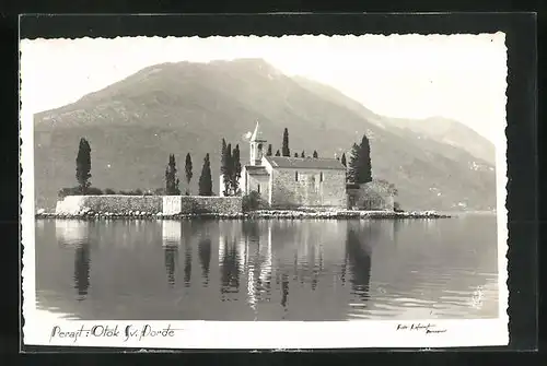 AK Perast, Otok Sv. Dorde, Insel im Kotor-Fjord