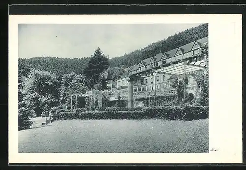 AK Bad Wildbad, Anlagen im Kurpark