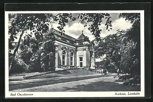 AK Bad Oeynhausen, Lesehalle im Kurhaus