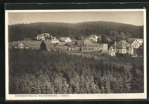 AK Rautenkranz i. Vogtl., Sommerfrische im Wald