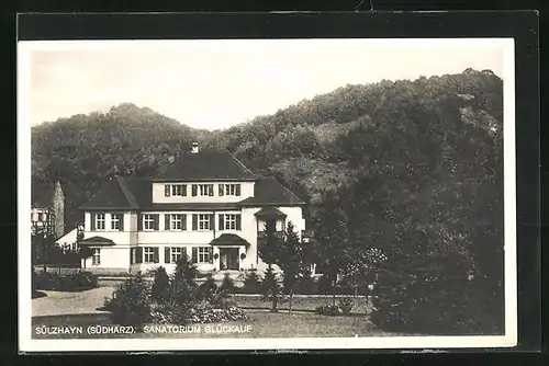 AK Sülzhayn / Südharz, Sanatorium Glückauf