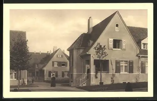 AK Essen, Ortspartie Kolonie Alfredshof, Wohnhaus