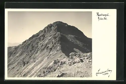 Foto-AK Hans Hruschka Nr. 1309: Rastkogel, Zillertal