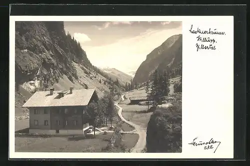 Foto-AK Hans Hruschka Nr. 232: Lacknerbrunn, Zillertal