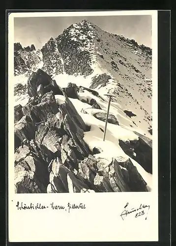 Foto-AK Hans Hruschka Nr. 823: Schönbichler-Horn, Zillertal