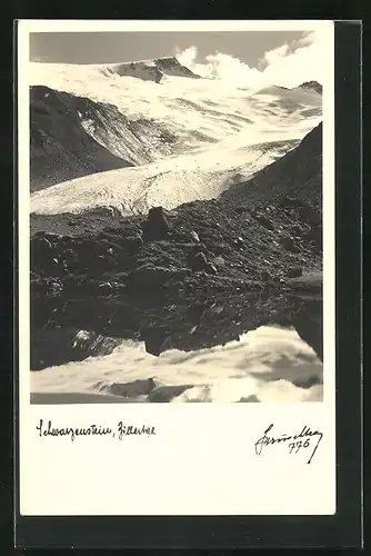 Foto-AK Hans Hruschka Nr. 776: Schwarzenstein im Zillertal