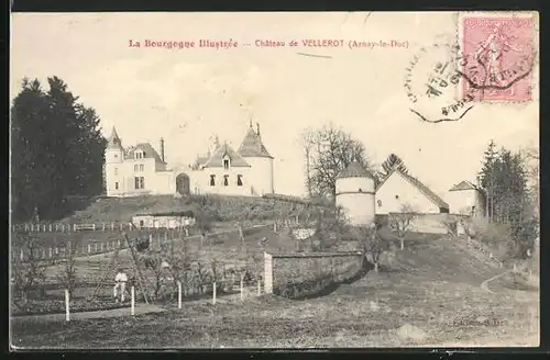 AK Vellerot, Chateau, La Bourgogne Illustree
