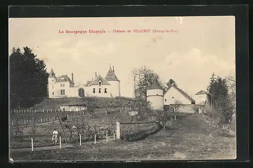 AK Vellerot, La Bourgogne Illustree, Chateau