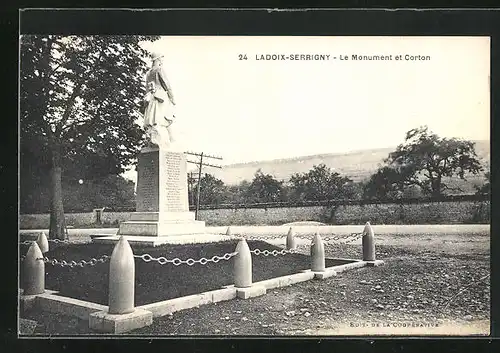 AK Ladoix-Serrigny, Le Monument et Corton