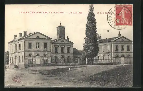 AK Lamarche-sur-Saone, La Mairie