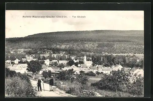 AK Sainte-Marie-sur-Ouche, Vue Générale