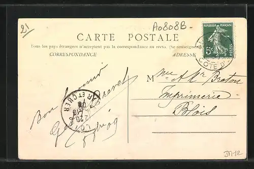 AK Auxonne, Rue Carnot