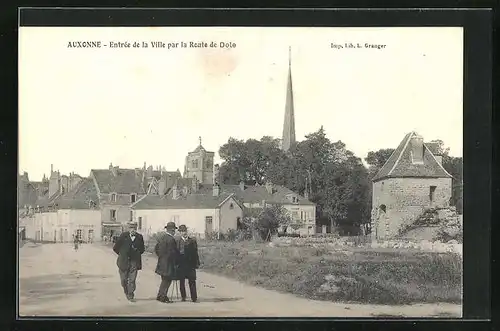 AK Auxonne, Entrée de la Ville par la Route de Dole